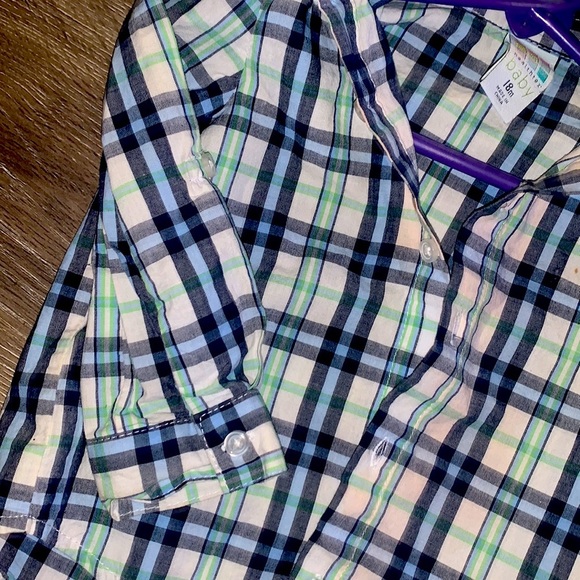 Bundle And Save 5/20$ 3/10$ Baby Dress Shirt Flannel 18m Will Fit 24m NWOT - Picture 2 of 2